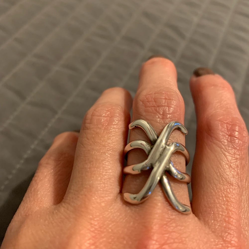 Sterling Silver Adjustable Ring - image 3